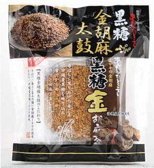 黒糖金胡麻太鼓 3枚入